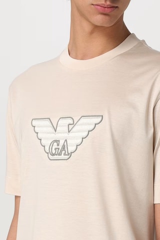 T-shirt - Ecru - Emporio Armani