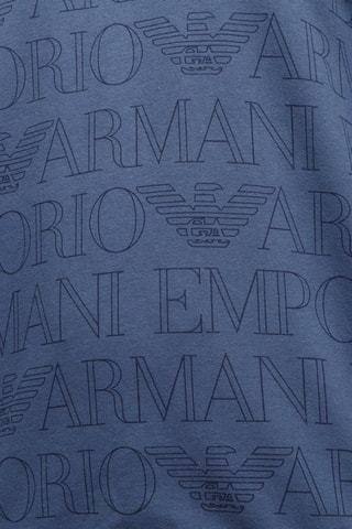 Sweat à capuche - Bleu cobalt - Emporio Armani