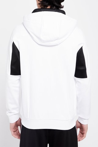 Sweat à capuche - Blanc 