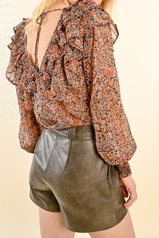 Blouse - Marron