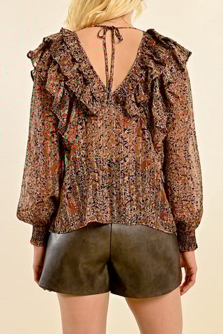 Blouse - Marron