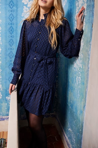 Robe chemise - Bleu marine