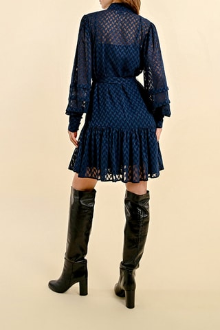 Robe chemise - Bleu marine