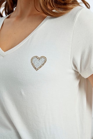 T-shirt - Blanc cassé