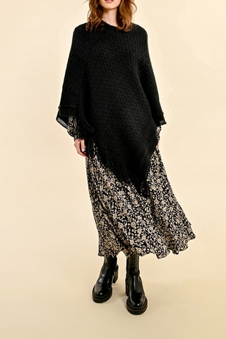 Poncho - Noir