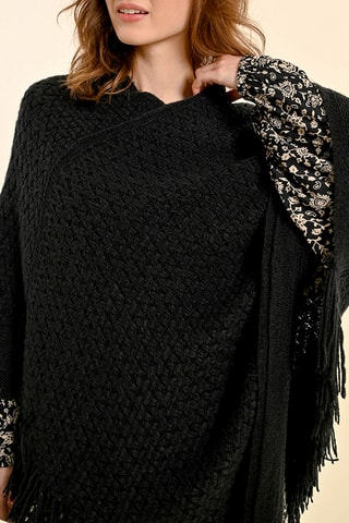 Poncho - Noir