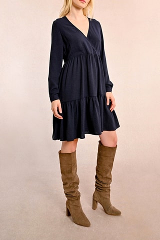 Robe patineuse - Bleu marine