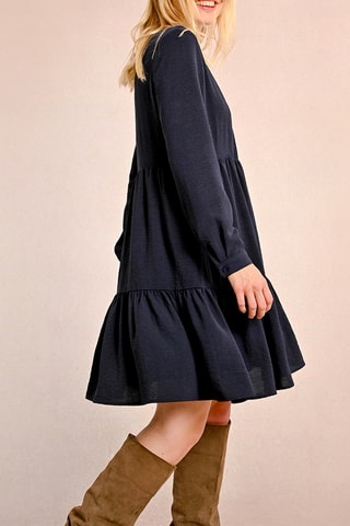 Robe patineuse - Bleu marine