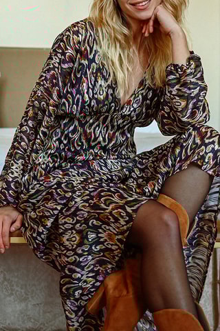 Robe longue - Bleu marine