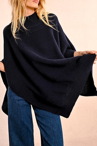 Poncho - Bleu marine