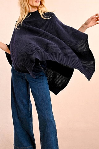 Poncho - Bleu marine
