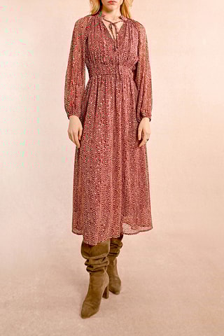Robe midi - Bordeaux