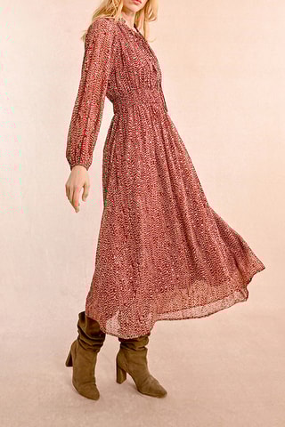 Robe midi - Bordeaux