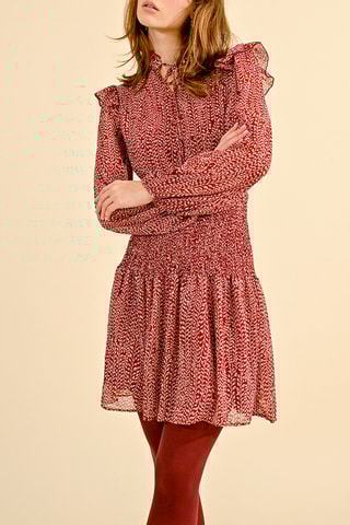Robe patineuse - Bordeaux