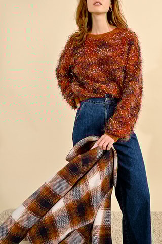 Pull - Rouge brique