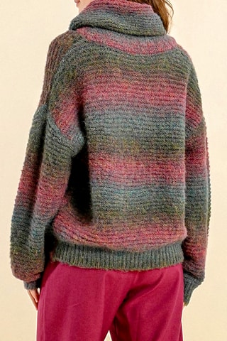 Pull tie and dye - Vert et rose