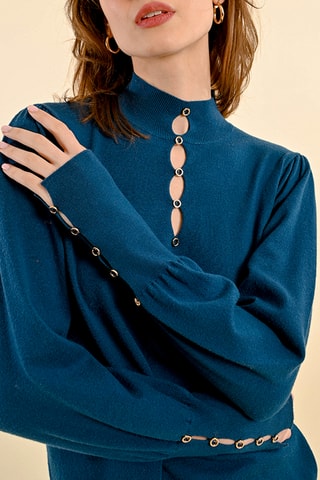Pull - Bleu pétrole