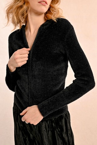 Gilet à capuche - Noir