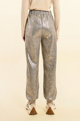 Pantalon taille haute - Beige