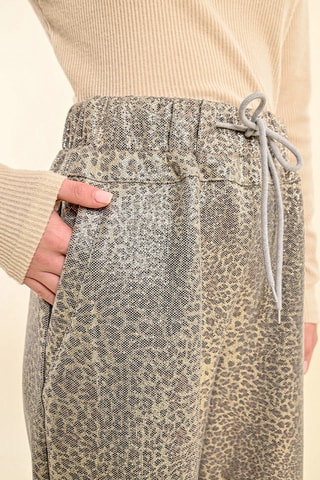 Pantalon taille haute - Beige