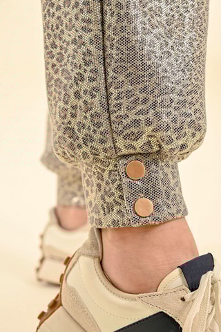 Pantalon taille haute - Beige
