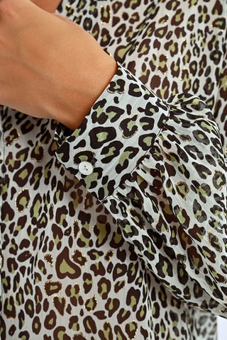 Blouse - Gebroken Wit en Zwart