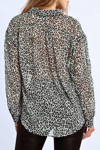 Blouse - Gebroken Wit en Zwart