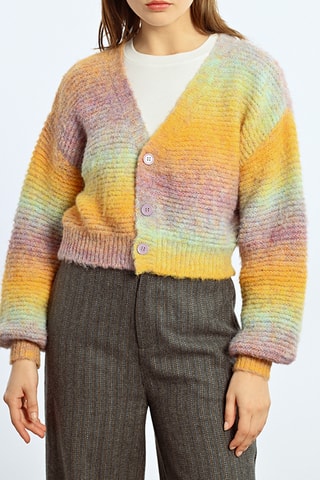 Gilet tie and dye - Jaune