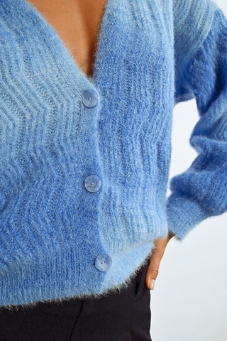 Gilet tie and dye - Bleu