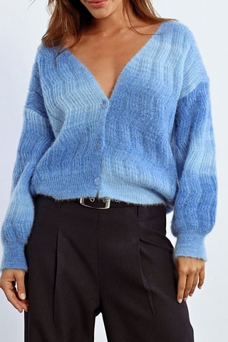 Gilet tie and dye - Bleu