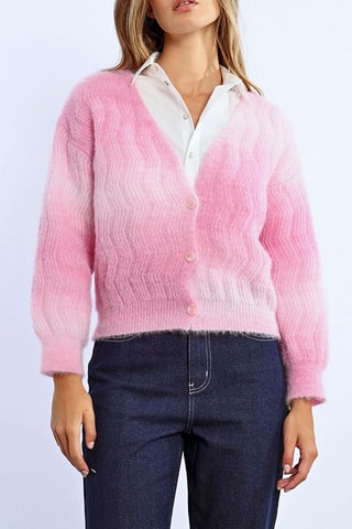 Gilet tie and dye - Rose