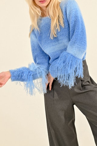 Trui tie and dye - Blauw