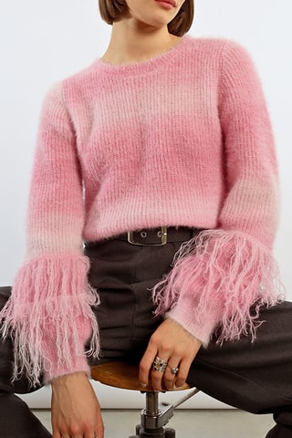 Trui tie and dye - Roze