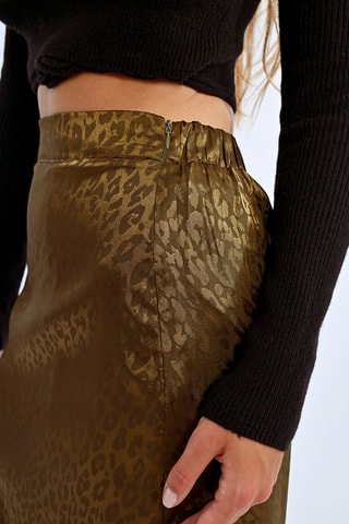 Jupe midi - Kaki