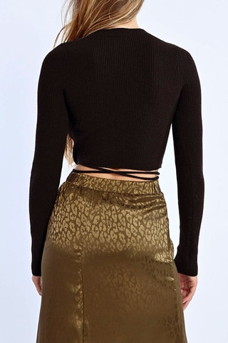 Camisola curta - Preto