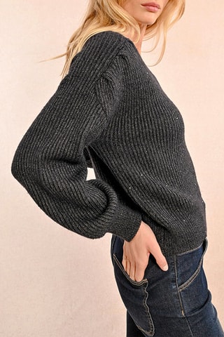 Pull - Gris foncé