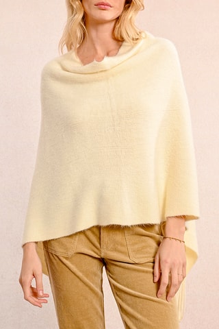 Poncho - Blanc cassé