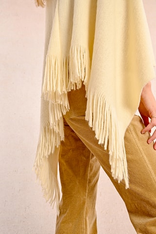 Poncho - Blanc cassé