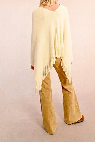 Poncho - Blanc cassé