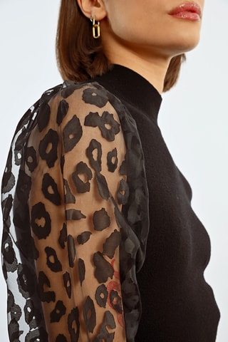 Robe fourreau - Noir
