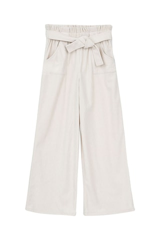 Pantalon taille haute - Ecru