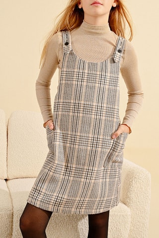 Robe salopette - Beige