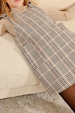 Robe salopette - Beige