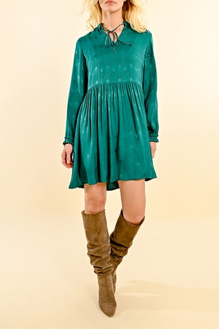 Robe patineuse - Vert émeraude