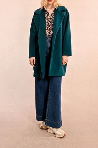 Manteau - Bleu canard