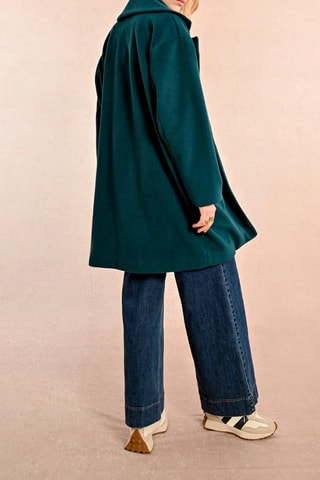 Manteau - Bleu canard