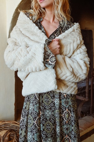 Manteau - Blanc cassé