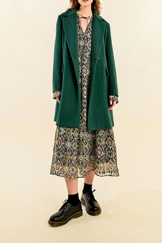 Manteau en laine - Vert foncé