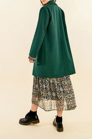 Manteau en laine - Vert foncé