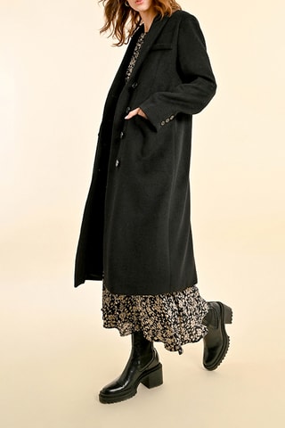 Manteau en laine - Noir